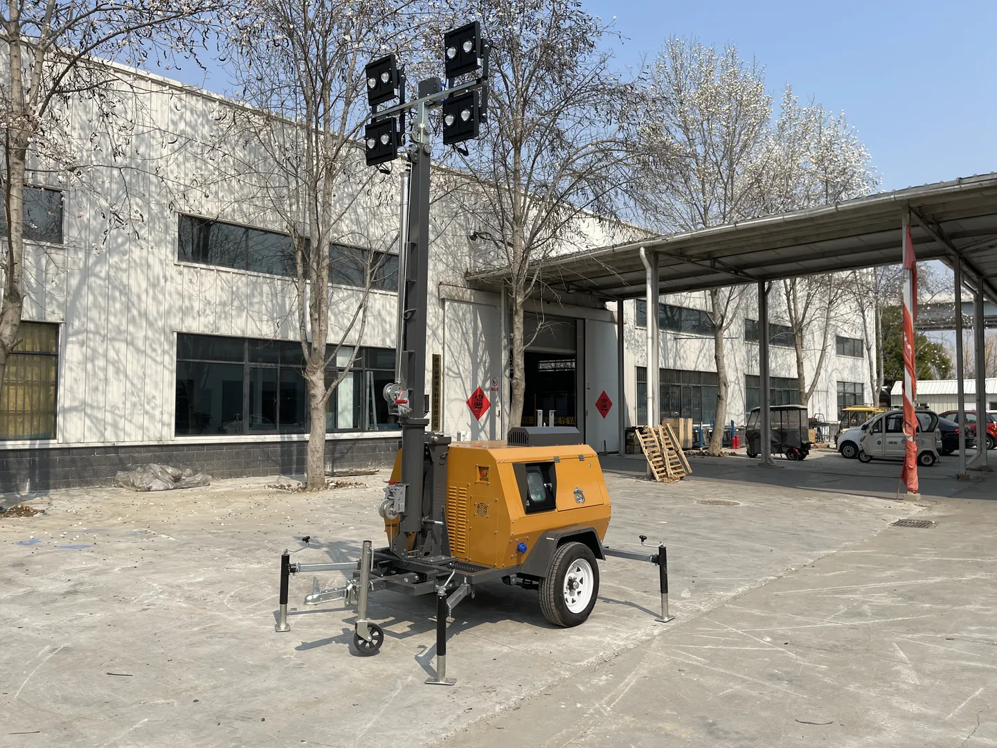 Trailer-mounted Light Tower