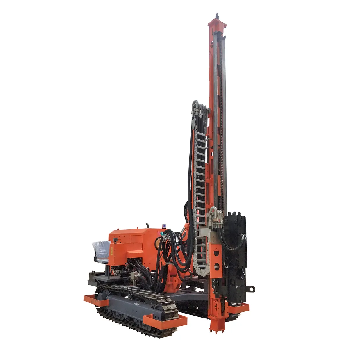 Solar Pile Driving Rig